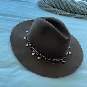 NWT-August Brown/putty adjustable wool hat